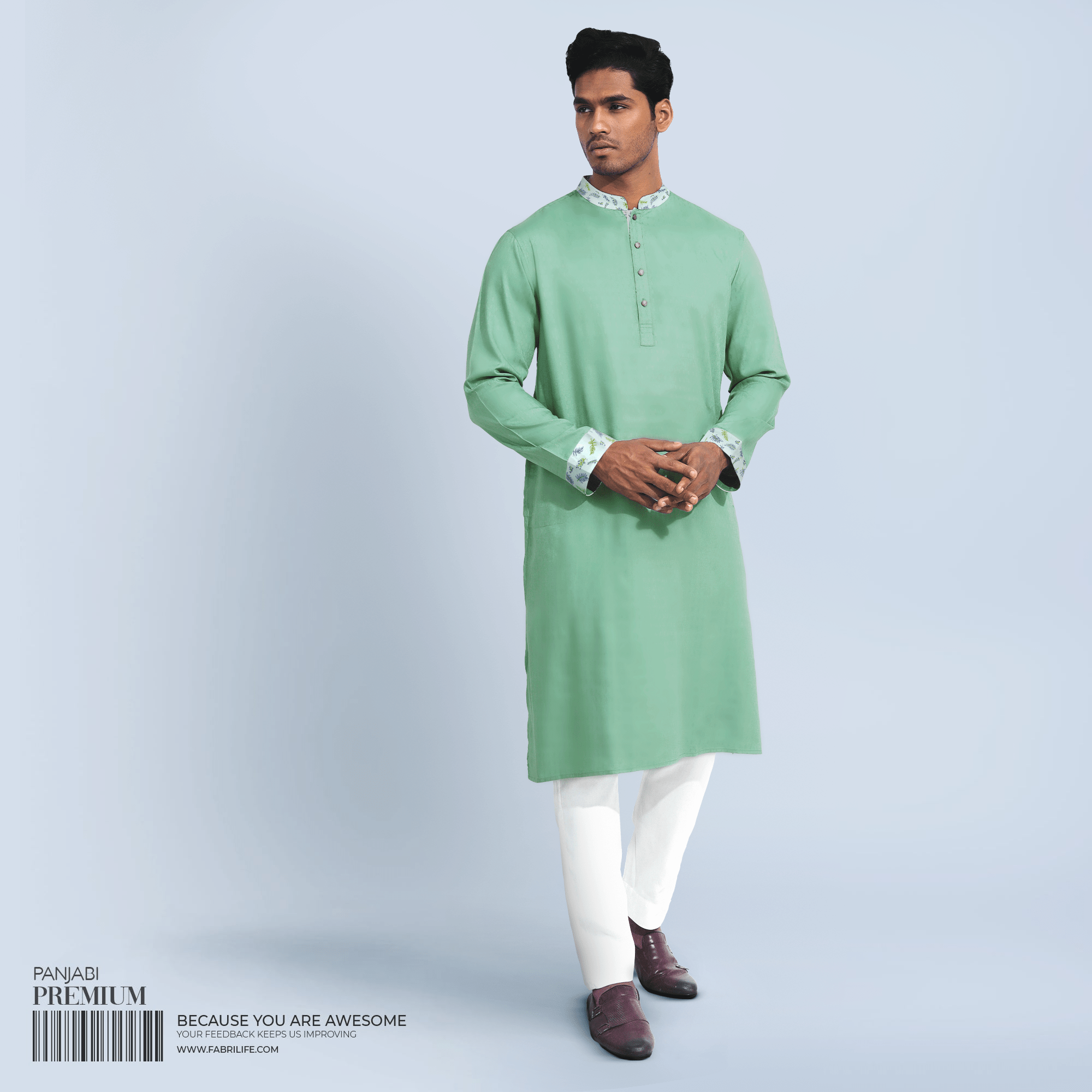 Premium Fine Cotton Panjabi - Zahran